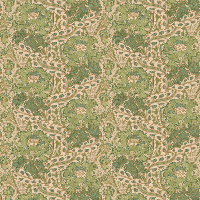 GP & J Baker Brantwood Green Wallpaper BW45105.3.0