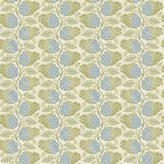 GP & J Baker Calcot Green/Blue Wallpaper BW45114.1.0