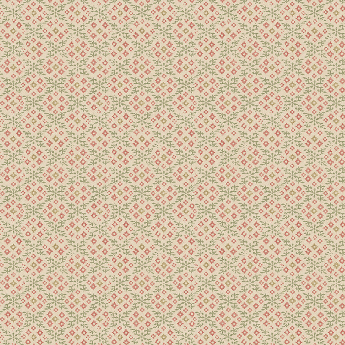 GP & J Baker Grantly Red/Green Wallpaper BW45115.3.0