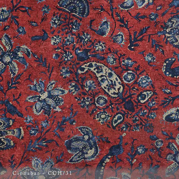 Lisa Fine Cochin Cinnabar Fabric CCH-31