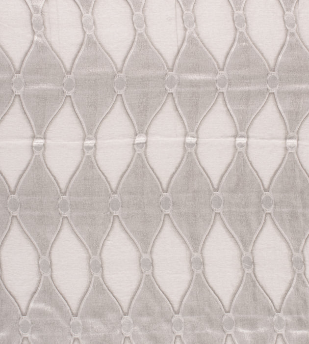 Christian Fischbacher Losanghe Silver Fabric CH 08070658