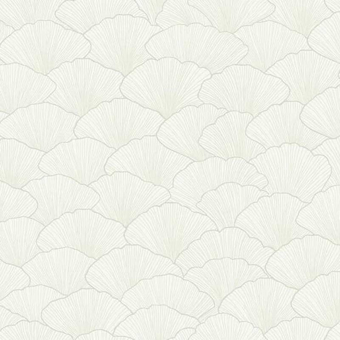 York Luminous Ginkgo White/Cream Wallpaper CI2335