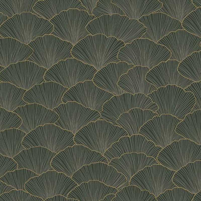 York Luminous Ginkgo Gray Wallpaper CI2336