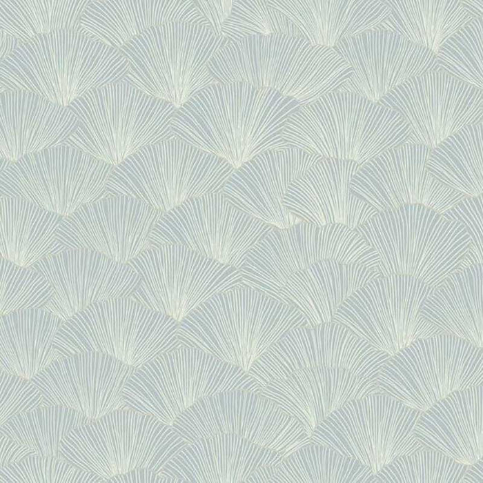 York Luminous Ginkgo Blue Wallpaper CI2338