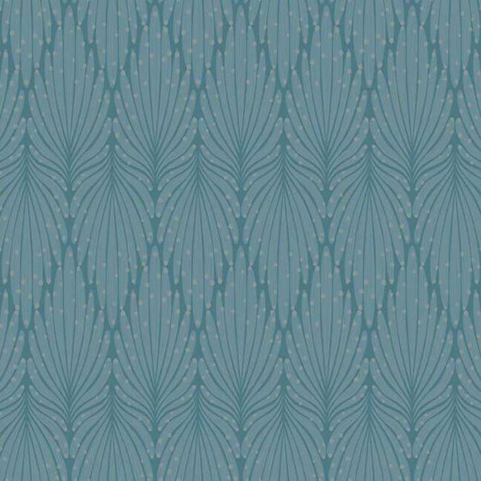 York Cafe Society Blue Wallpaper CI2362