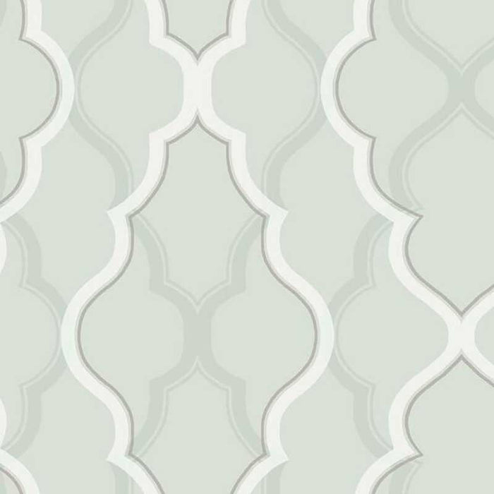 York Double Damask Silver Wallpaper CI2397