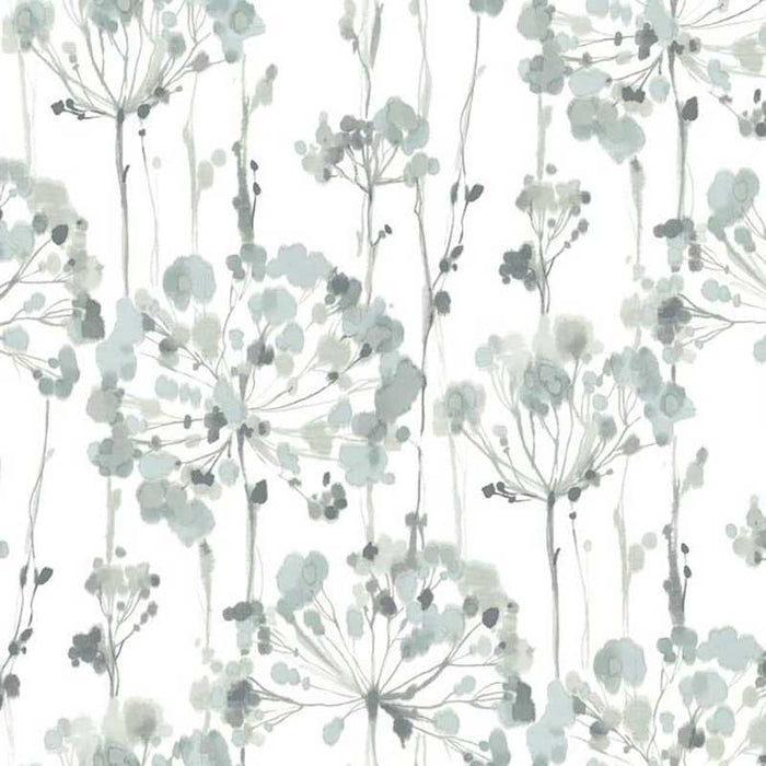 York Flourish Blue/Gray Wallpaper CI2426