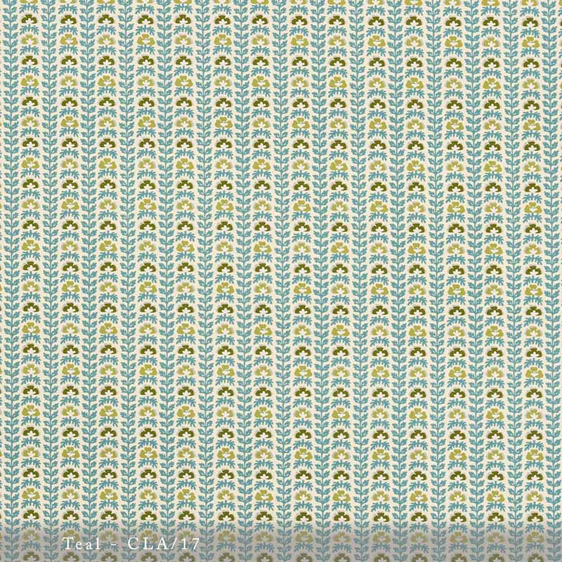 Lisa Fine Calista - Performance Teal Fabric CLA-17