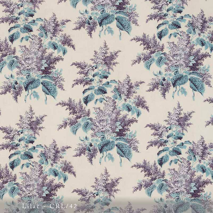 Lisa Fine Charlotte Lilac Fabric CRL-42