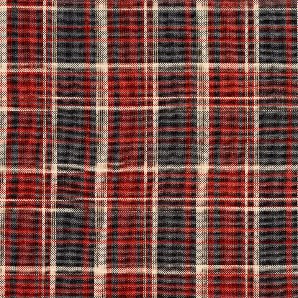 Charlotte Brick Plaid Fabric D101