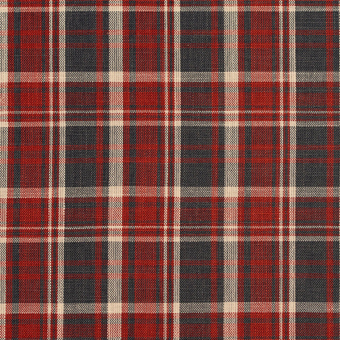 Charlotte Brick Plaid Fabric D101