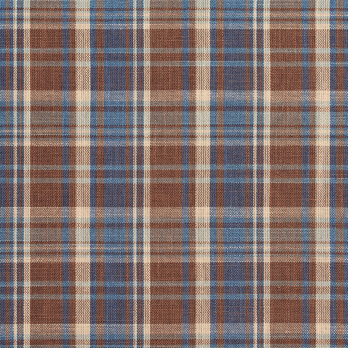 Charlotte Wedgewood Plaid Fabric Sample D102