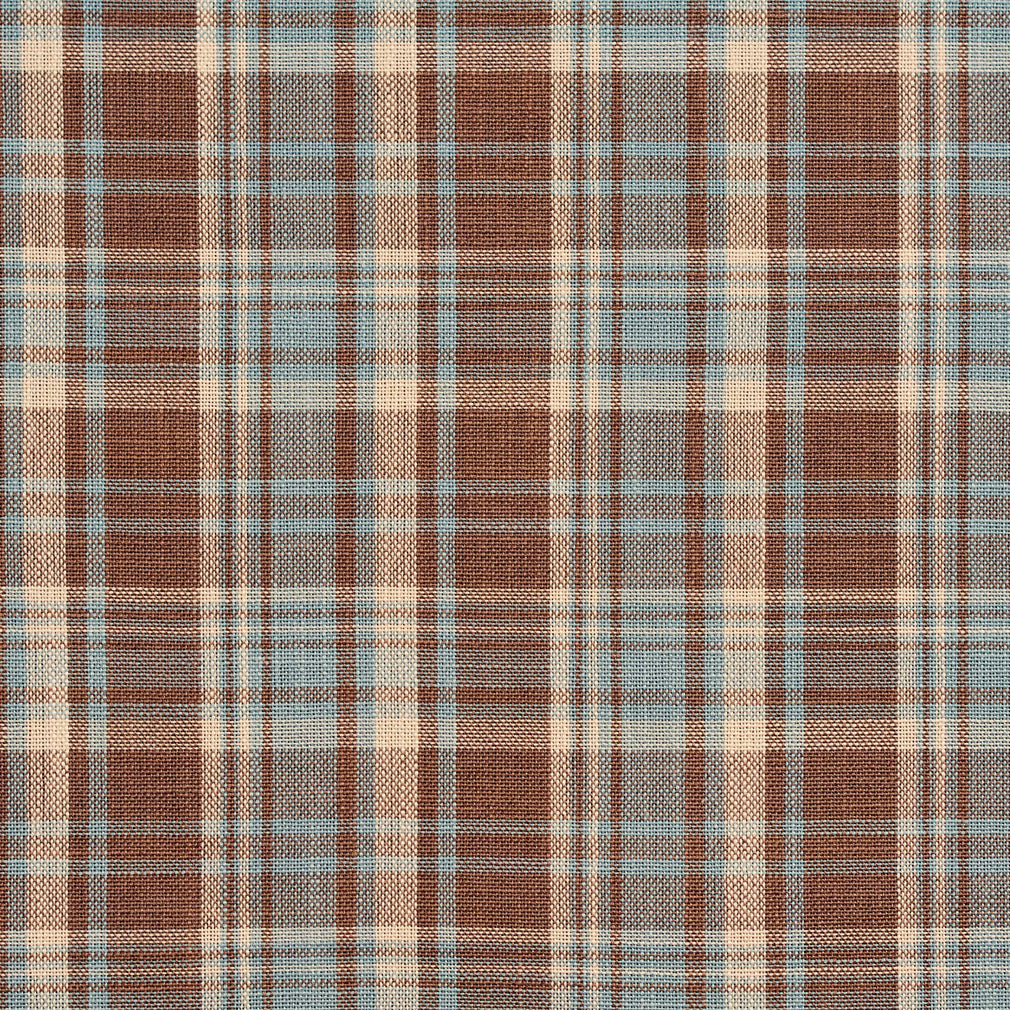 Charlotte Cornflower Plaid Fabric D104