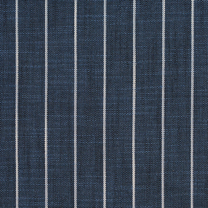 Charlotte Indigo Pinstripe Fabric Sample D113