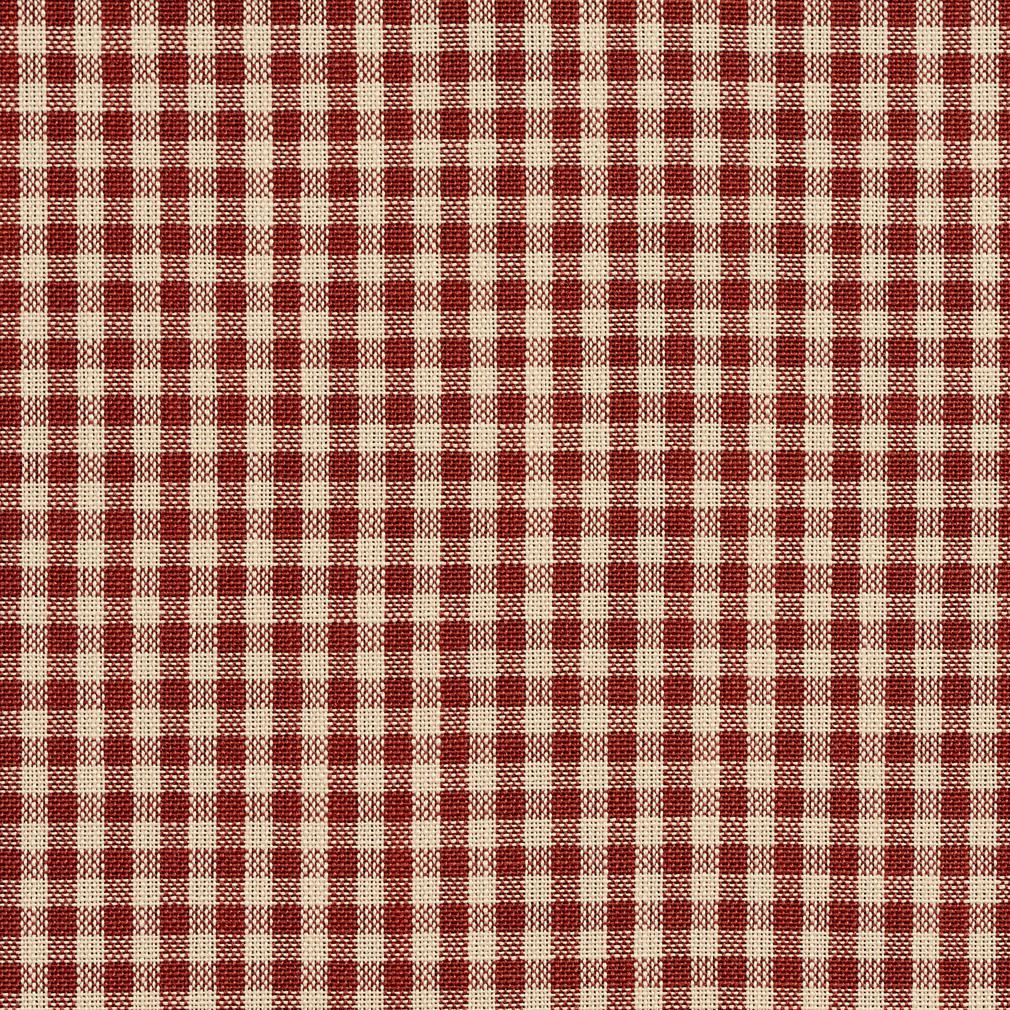 Charlotte Brick Gingham Fabric D115