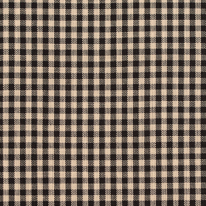 Charlotte Onyx Gingham Fabric Sample D117