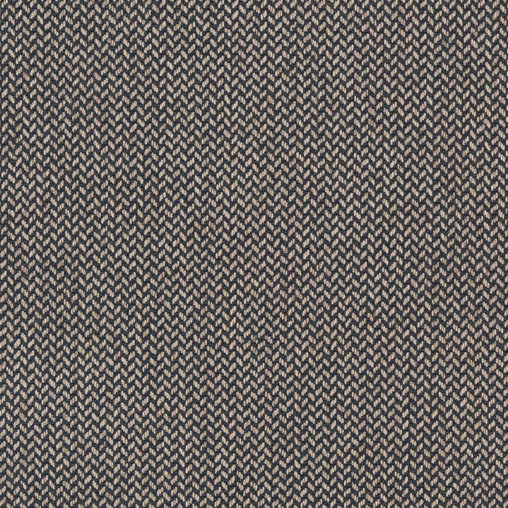 Charlotte Indigo Herringbone Fabric D1219