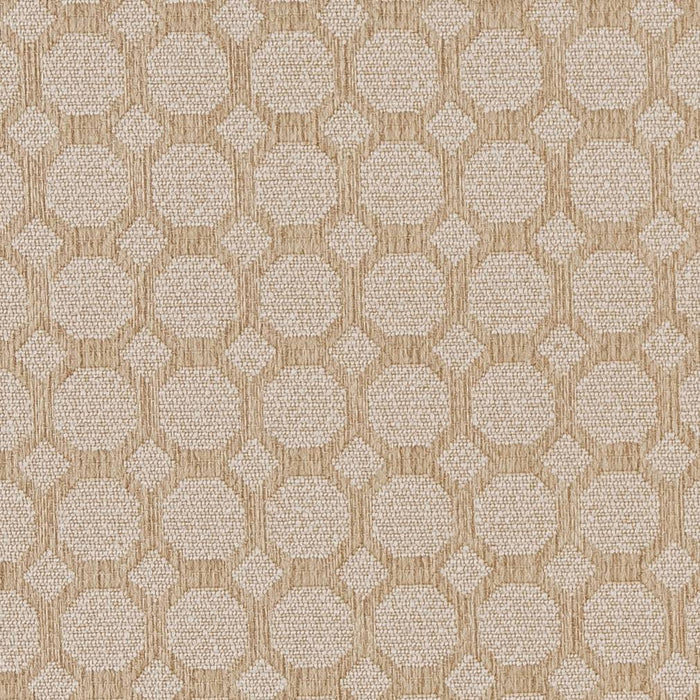 Charlotte Cream Honeycomb Fabric D1227