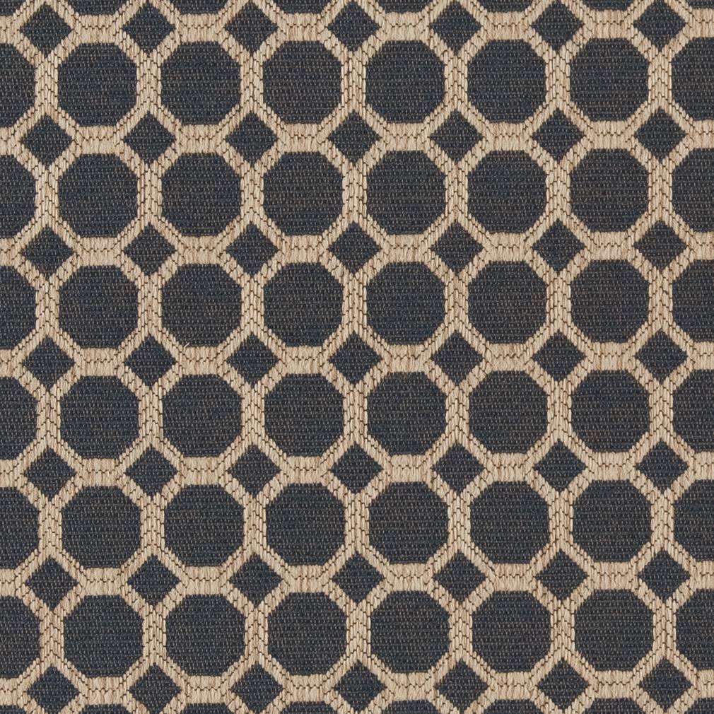 Charlotte Indigo Honeycomb Fabric D1230