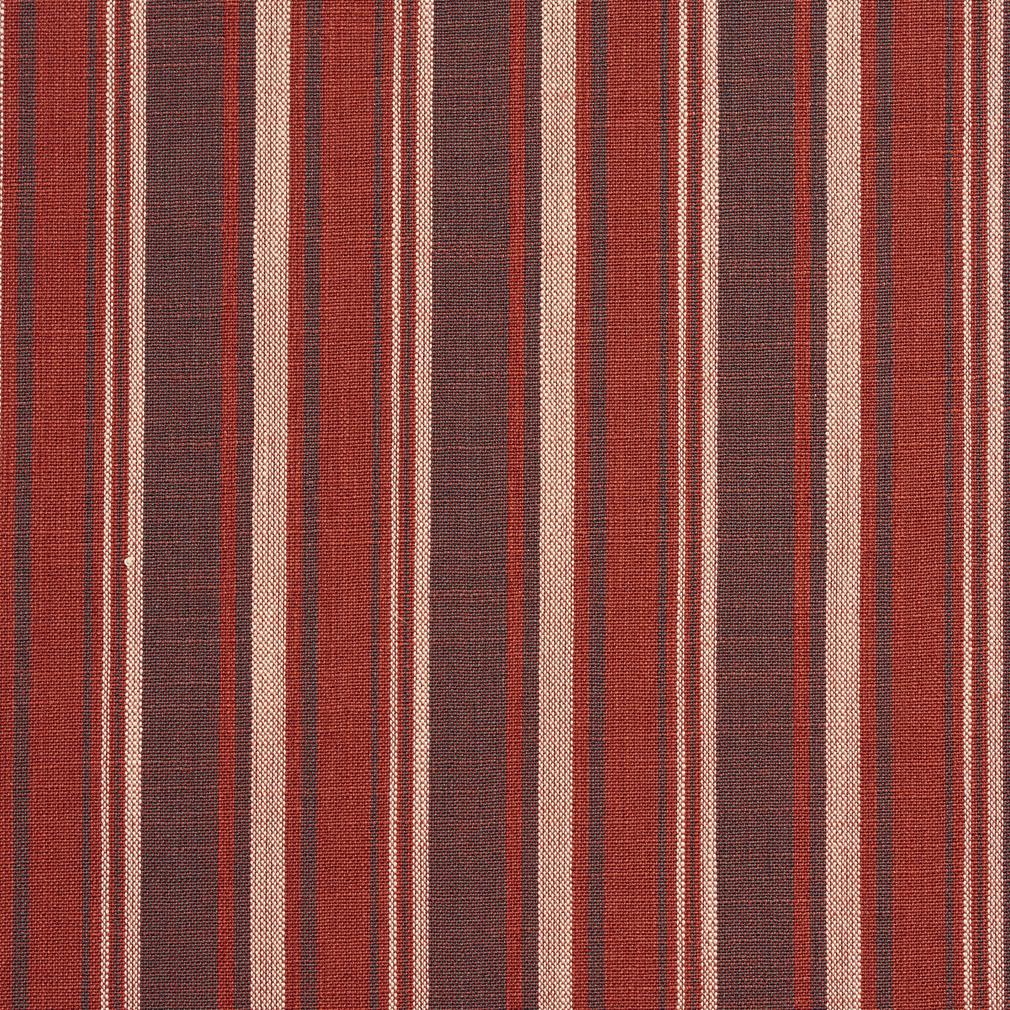 Charlotte Brick Stripe Fabric D129