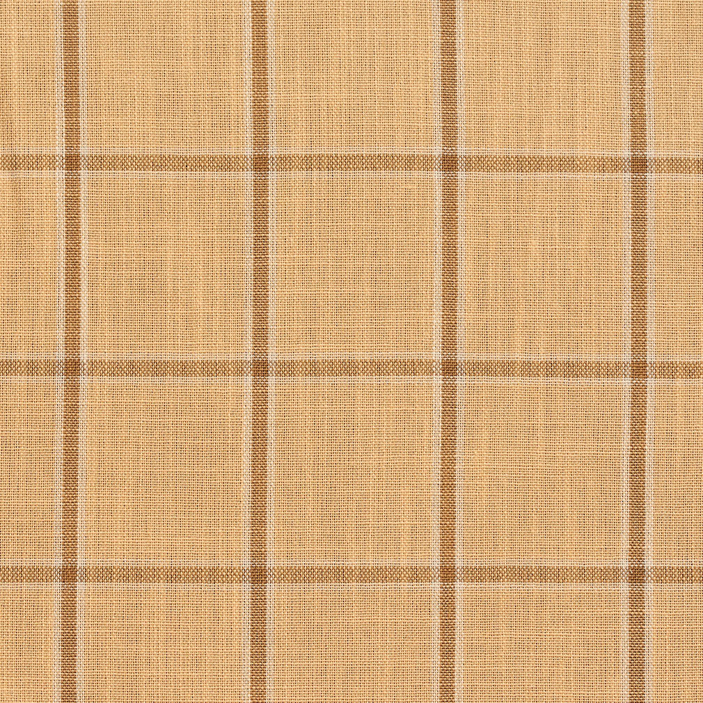 Charlotte Wheat Windowpane Fabric D135