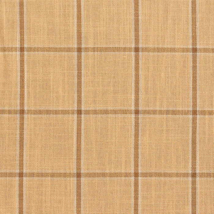 Charlotte Wheat Windowpane Fabric Sample D135