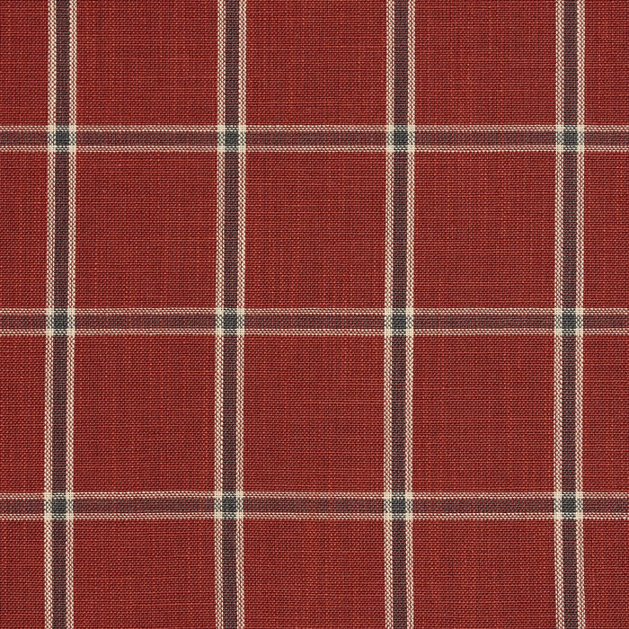 Charlotte Brick Windowpane Fabric D136