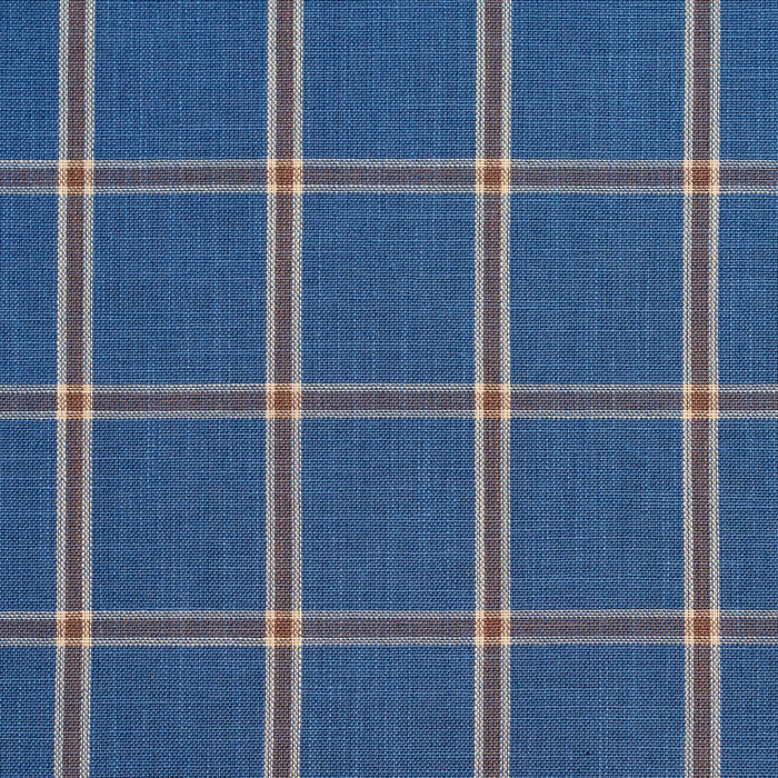 Charlotte Wedgewood Windowpane Fabric Sample D137