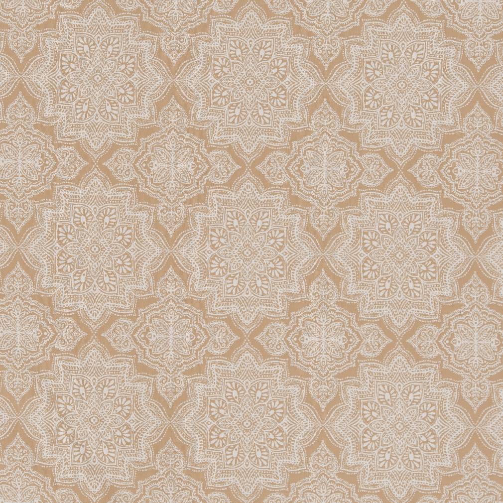 Charlotte Sandstone Mandala Fabric Sample D1432