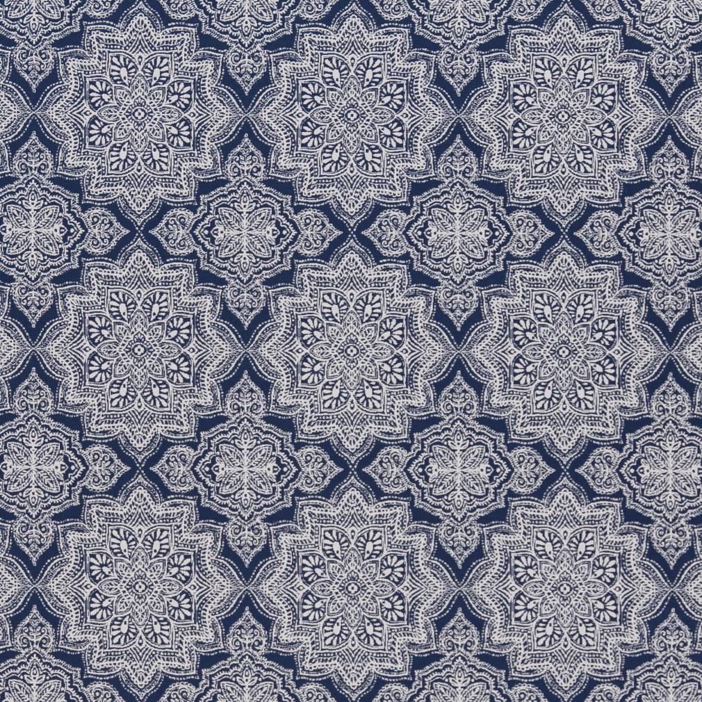 Charlotte Indigo Mandala Fabric Sample D1433