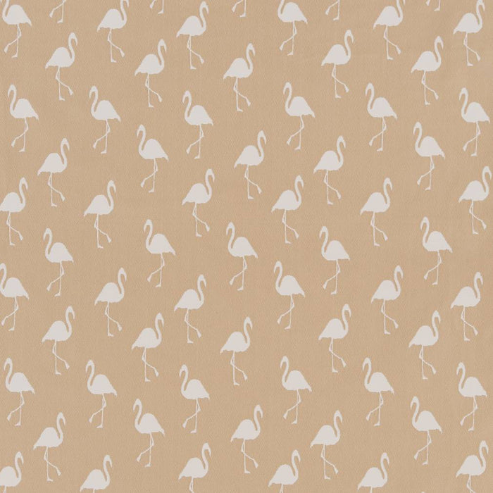 Charlotte Ecru Flamingo Fabric D1437