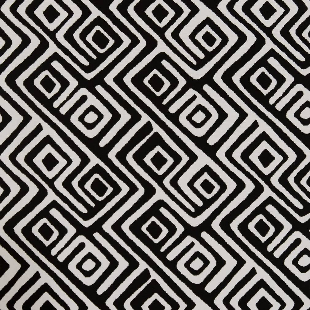 Charlotte Onyx Labyrinth Fabric Sample D1441