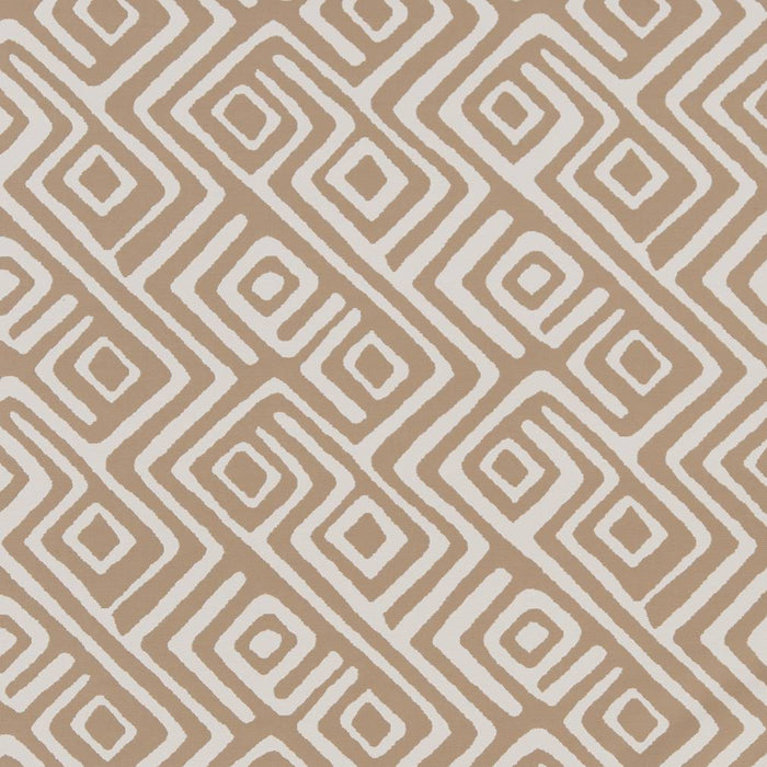 Charlotte Sand Labyrinth Fabric Sample D1443