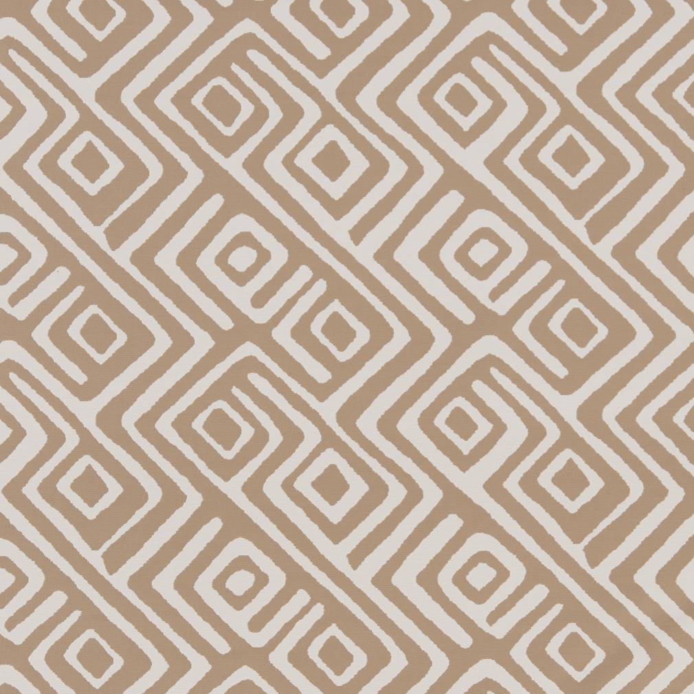 Charlotte Sand Labyrinth Fabric D1443