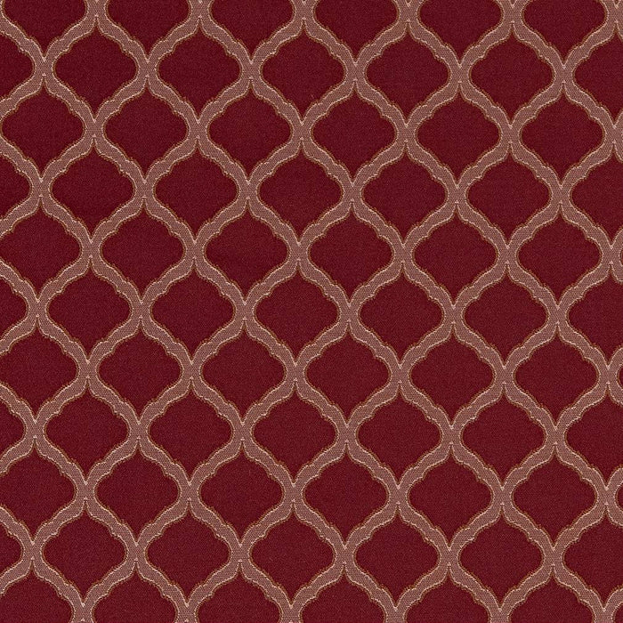 Charlotte Merlot Ogee Fabric Sample D1531