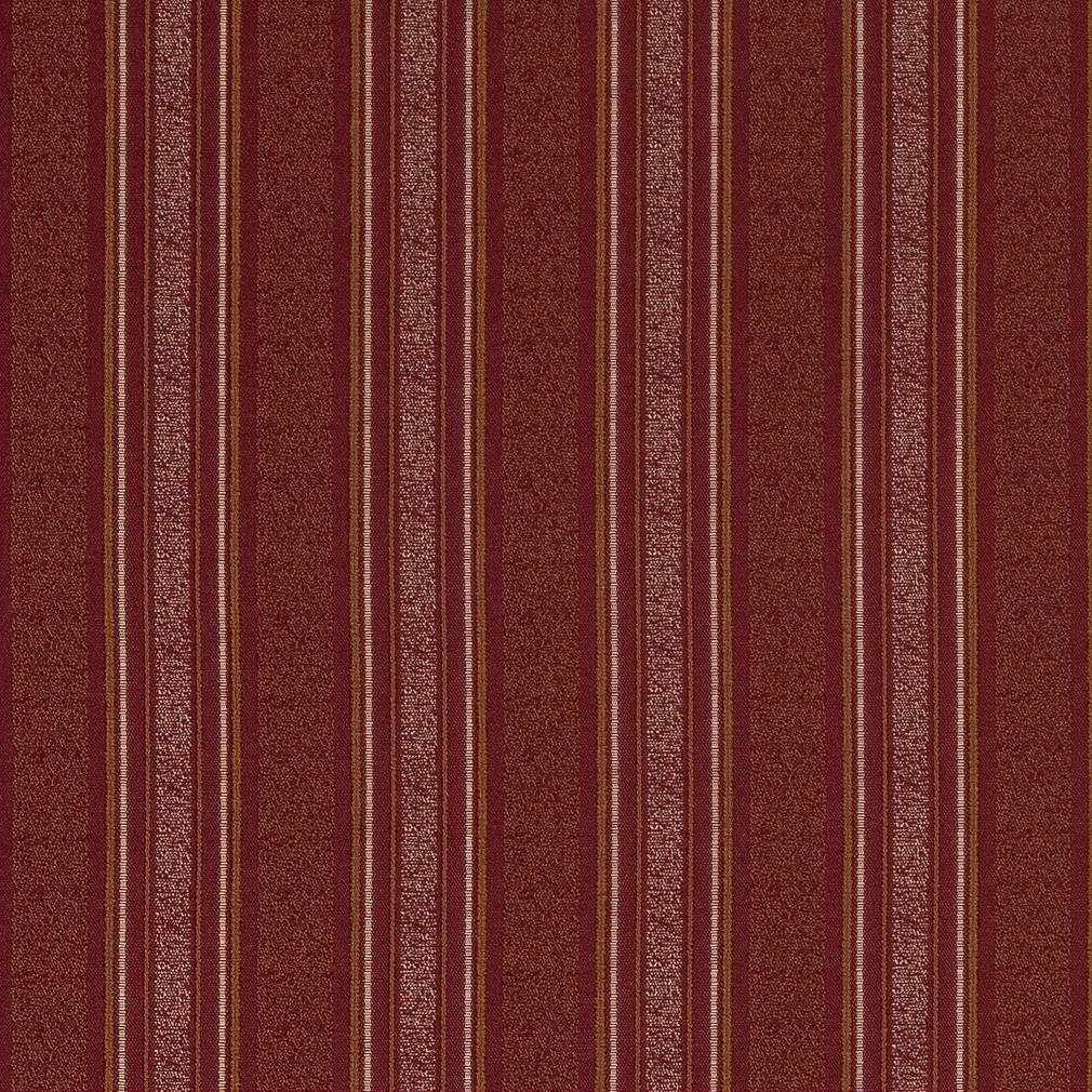 Charlotte Merlot Stripe Fabric Sample D1539