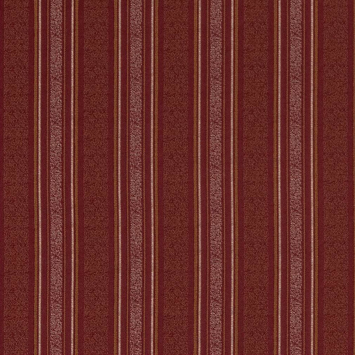 Charlotte Merlot Stripe Fabric Sample D1539