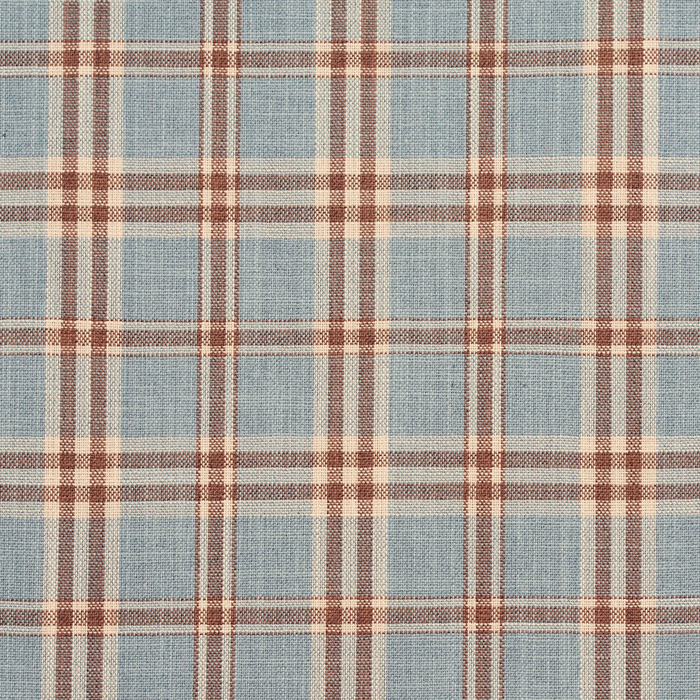 Charlotte Cornflower Tartan Fabric D153