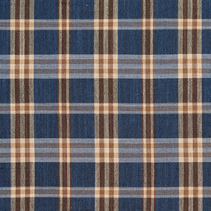 Charlotte Indigo Tartan Fabric D155