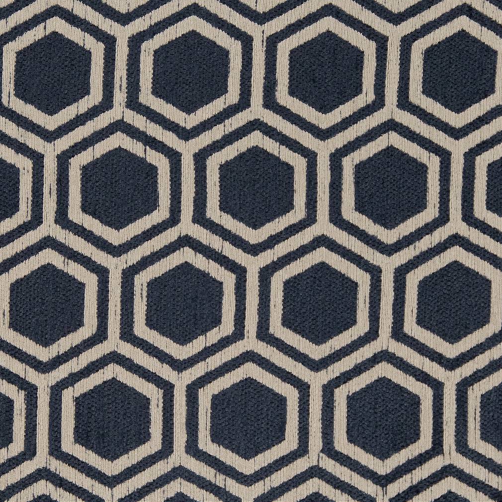 Charlotte Indigo Fabric Sample D1636