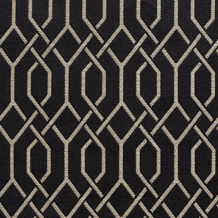 Charlotte Ebony Lattice Fabric Sample D181