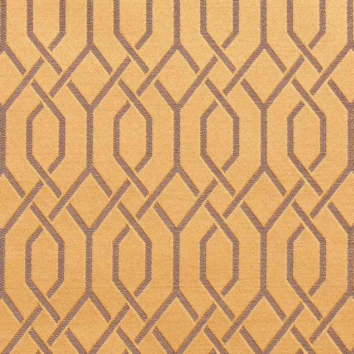 Charlotte Gold Lattice Fabric Sample D186