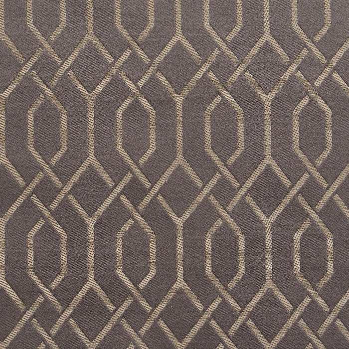 Charlotte Pewter Lattice Fabric D187