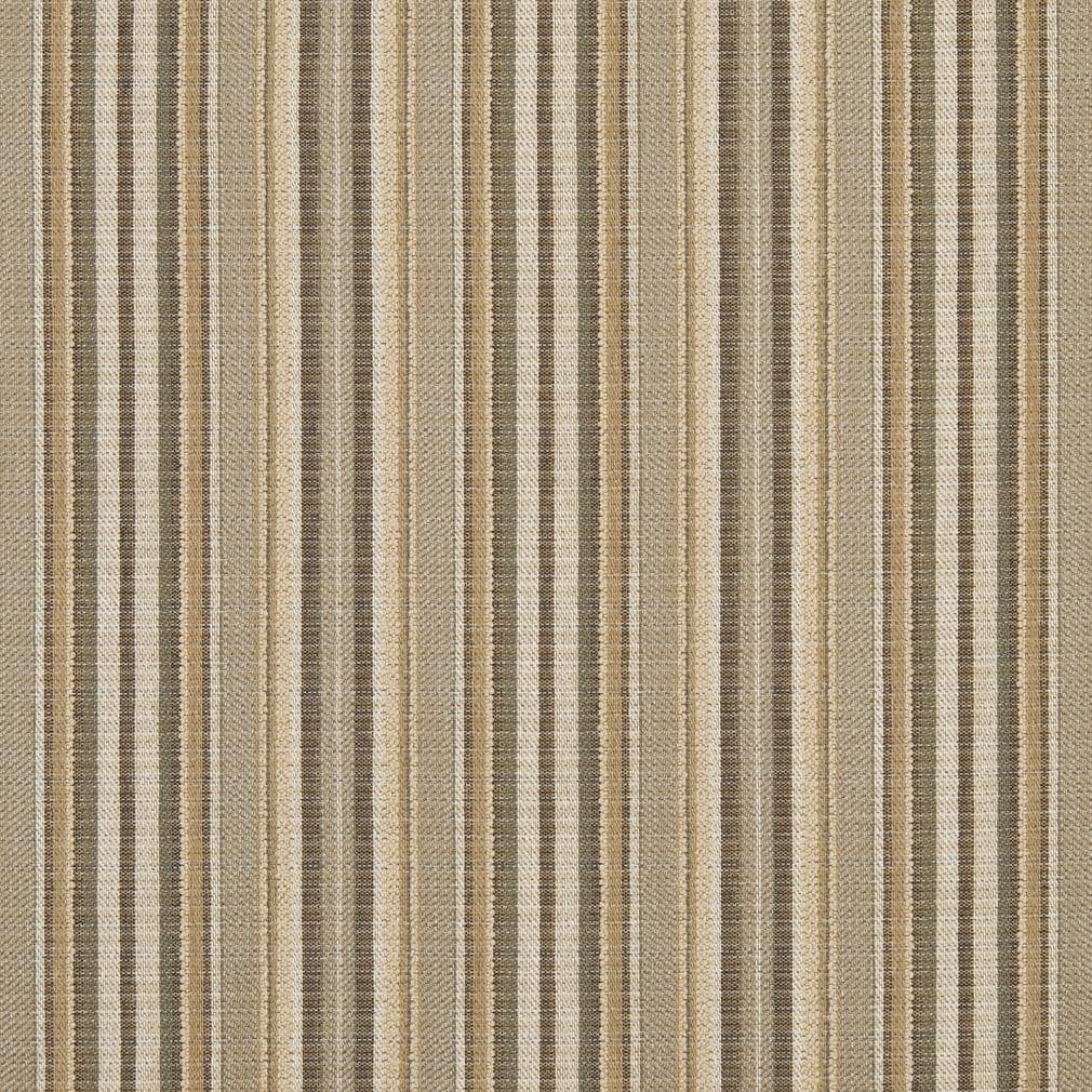 Charlotte Coffee Stripe Fabric D1941