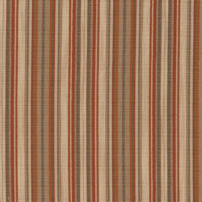 Charlotte Papaya Stripe Fabric Sample D1942