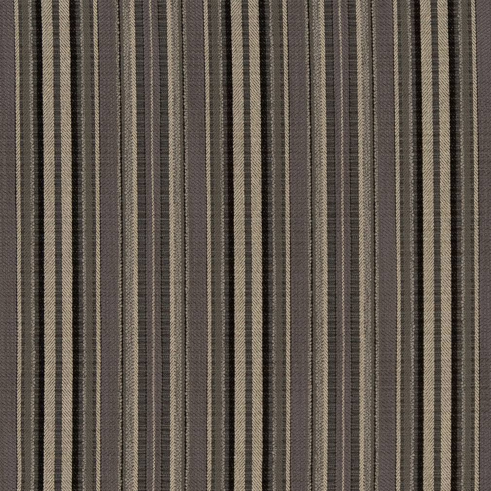 Charlotte Pewter Stripe Fabric D1943