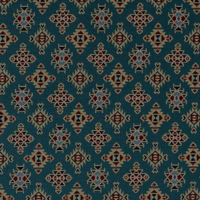 Charlotte Turquoise Fabric Sample D2014