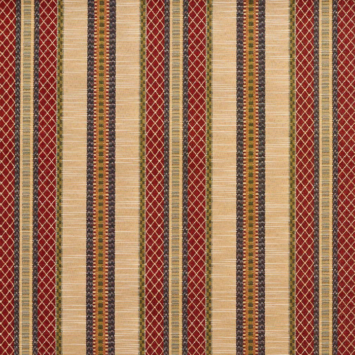 Charlotte Ecru Stripe Fabric D2060