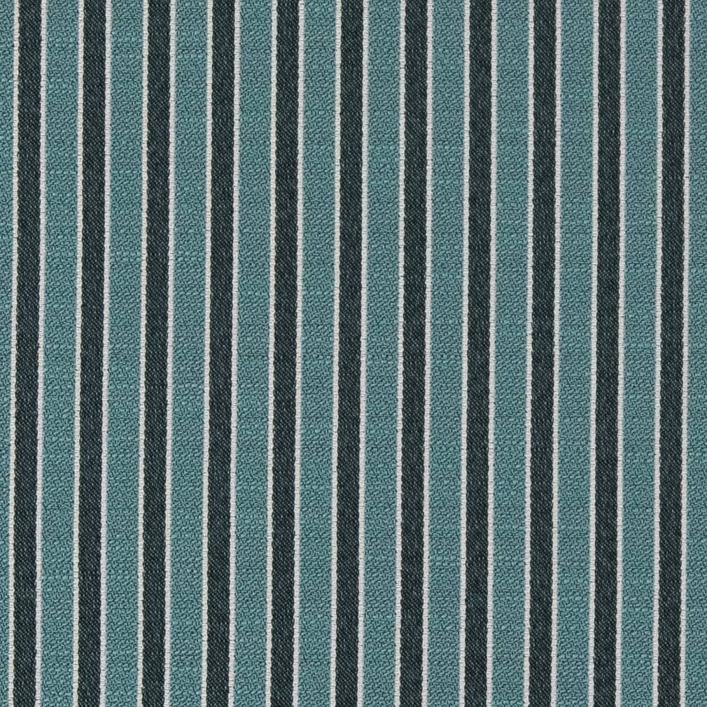 Charlotte Aqua Stripe Fabric D2129