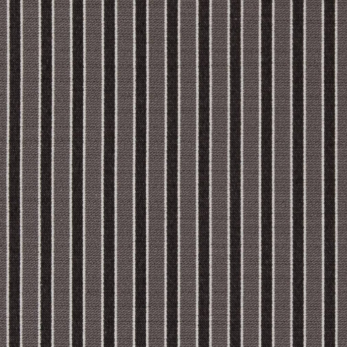 Charlotte Charcoal Stripe Fabric Sample D2130